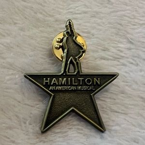 Hamilton an American musician lapel pin